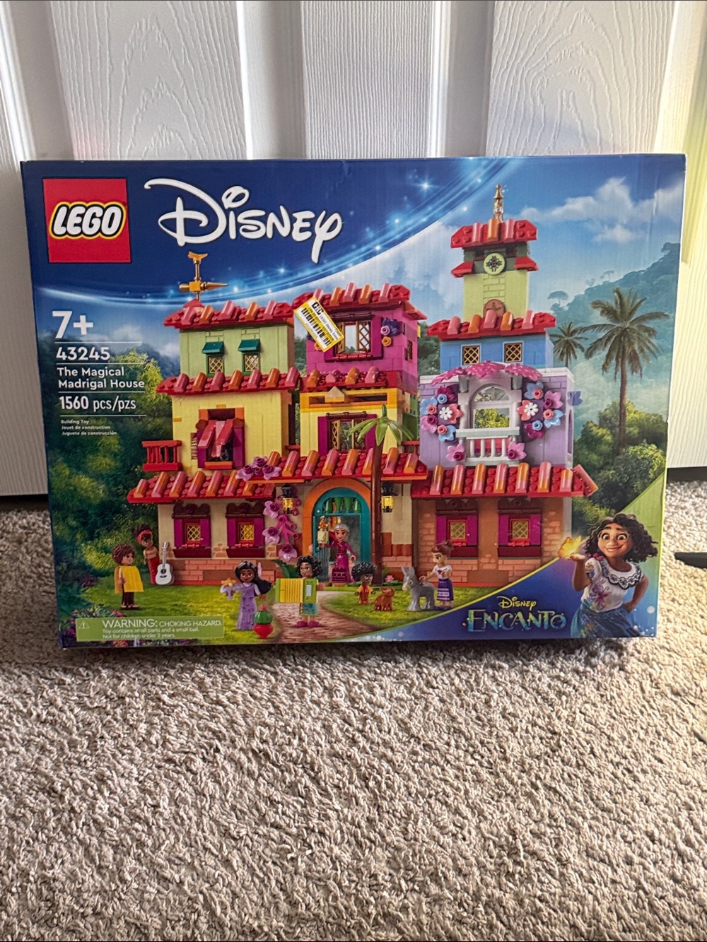 LEGO Disney Magical Madrigal House Building Set - Pink, Yellow, Red, Green, Blue